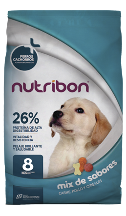bolsa de alimento para perros cachorros nutribon plus