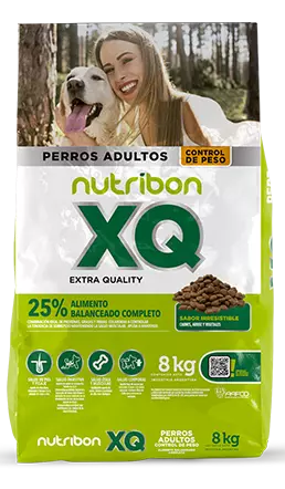 bolsa de alimento para perros adultos control de peso nutribon xq
