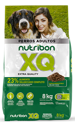 bolsa de alimento para perros adultos nutribon xq